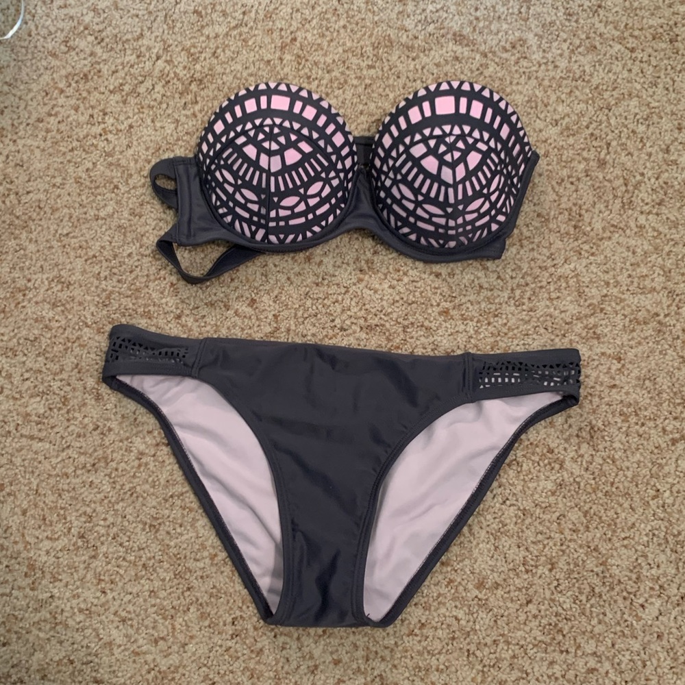 Purple target bikini size small